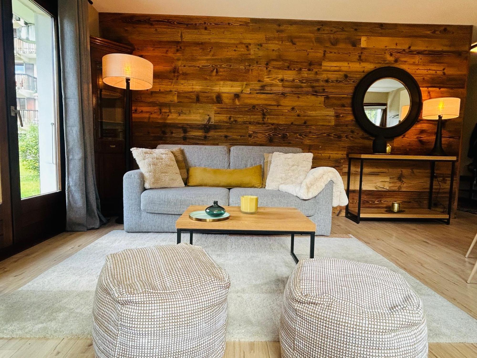 Appartement Style Chalet Avec Grande Terrasse Et Parking Prive 샤모니 외부 사진